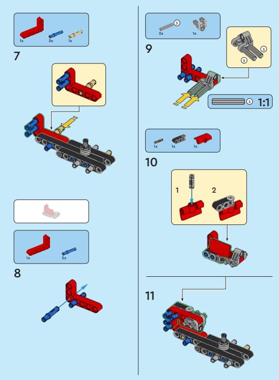 LEGO Technic Mini Set: Firetruck Fire Engine (80 pcs) Ages 7+