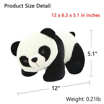 VSFNDB Stuffed Panda Animal Plush Toy 12 Inches Animal Stuffed Plushies Super Soft Cute Cuddly Pillow Cushion Stuff Dolls Birthday Xmas Gifts