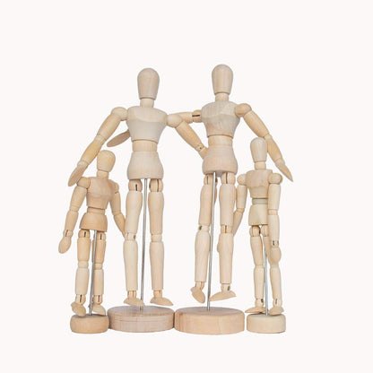 ZXZCTTC Wooden Manikin Mannequin Sketching Lay Figure Drawing Model Aid Human Figure Artist Draw Painting Model Mannequin Jointed Doll for Art Drawing