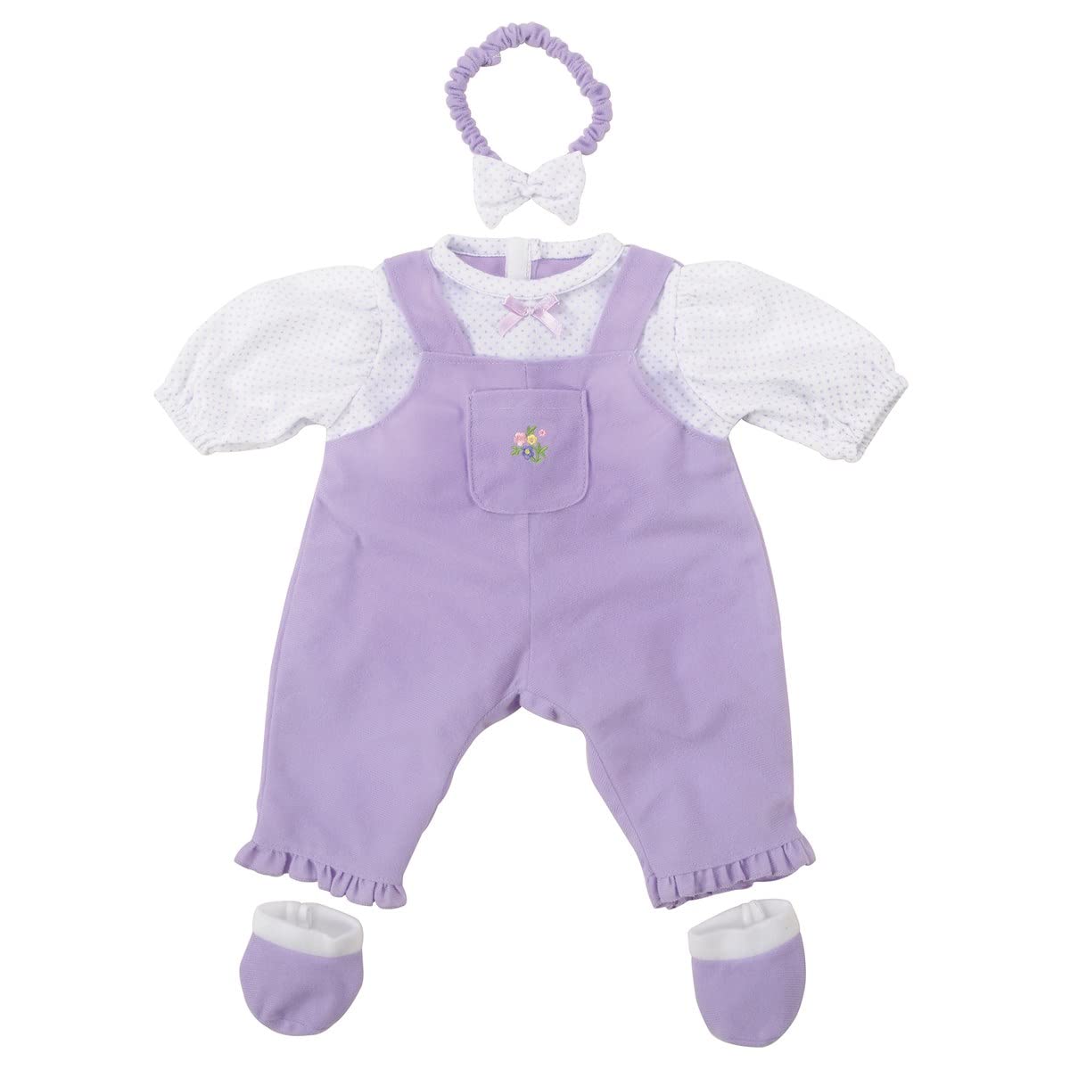 Soft and Loveable 20" Realistic Doll Clothes with Booties - Set of 3