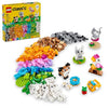 LEGO Classic Creative Pets, Building Brick Animals Toy, Kids Build a Dog, Cat, Rabbit, Hamster and Bird, Gift for Animal-Loving Boys and Girls Aged 5