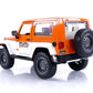 Jada M&M's 1:24 2007 Jeep Wrangler Die-cast Car & 2.75" Orange Figure, Toys for Kids and Adults