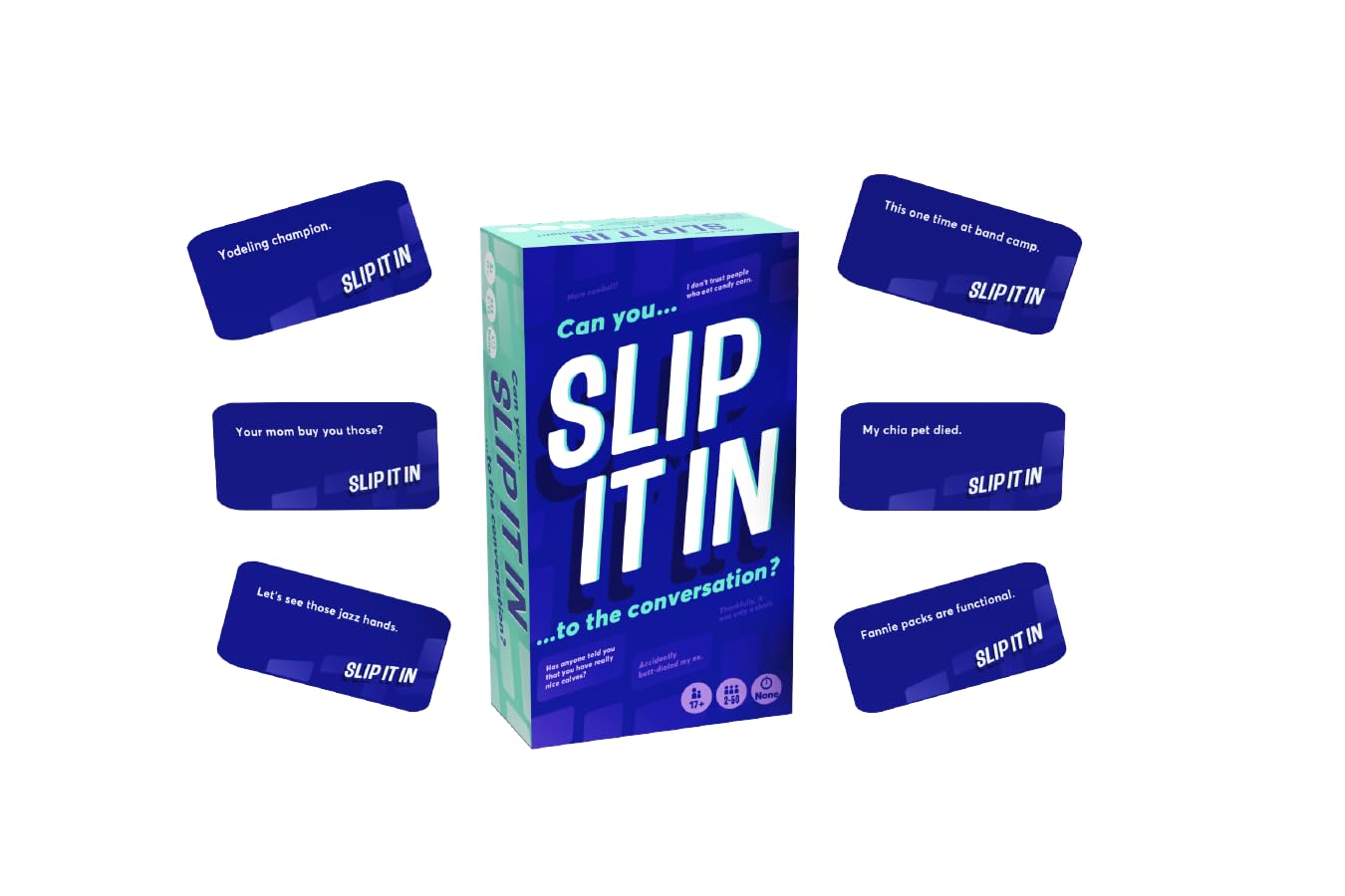 Gray Matters Games Slip It in | Quick to Learn & Play | Fun Party Game for Adults Ages 17+ | Perfect for Any Occasion
