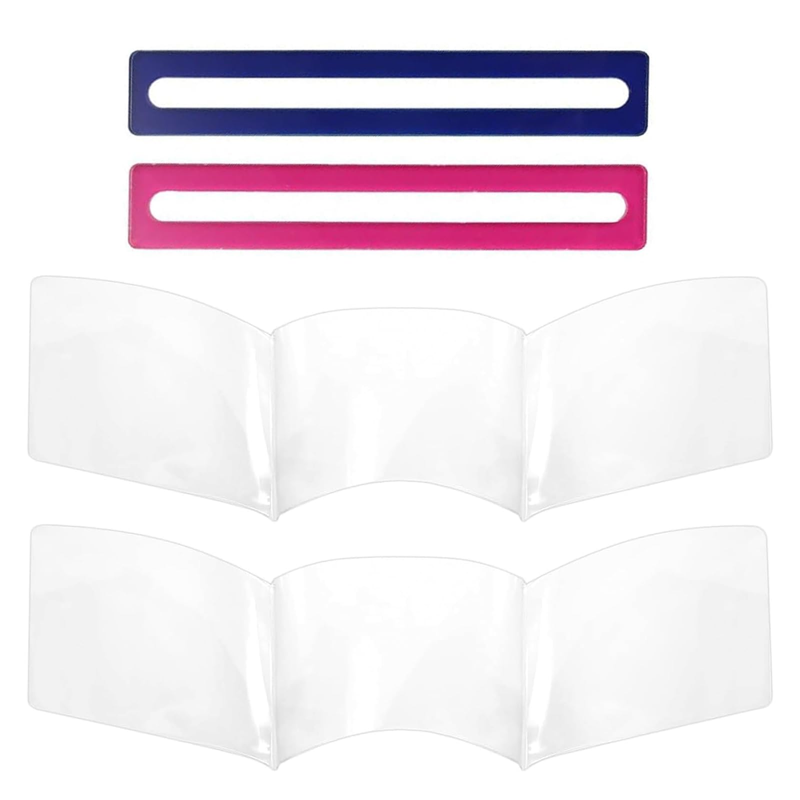 4Pcs Mahjong Card Sleeve and Line Finder for Mahjongs Beginners and Lover