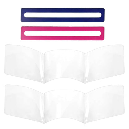 4Pcs Mahjong Card Sleeve and Line Finder for Mahjongs Beginners and Lover