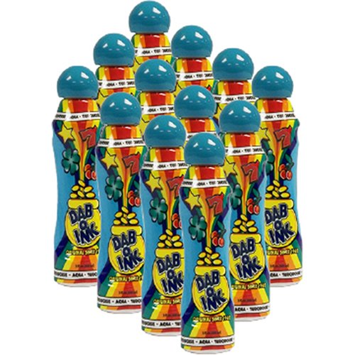 Dab-O-Ink One Dozen 3oz Aqua Bingo Dauber