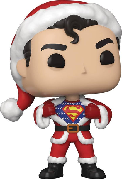 Funko Pop! DC Heroes: DC Holiday - Superman with Sweater, Multicolor, 3.75 inches (50651)