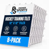 Hockey Flooring Tiles for Training 12 x 12“, Training Equipment, 8 Pack