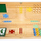 Pickle Sports Get Out Card Marble Wood Board Game (Folding Portable Travel Board)