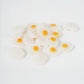 Miniature Fried Eggs Set (10 Pack) | 1:12 Scale Dollhouse Kitchen Food Accessories | Realistic Dollhouse Miniatures, Non-Edible