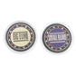 LoveinDIY 2 Metal Chips Big Small Dealer Buttons for Texas