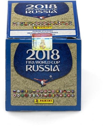 2018 Panini Russia FIFA World Cup Soccer Sticker Bundle with 50 Pack Box & Sticker Album - Fanatics Authentic Certified