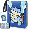 Collectible Trading Card Albums, 400 Card Holders with 50 Removable Sleeves, Portable 4 Pockets Collectible Trading Card Binder, PU Card Collection