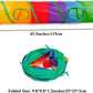 Cat Tunnel Toy with Hanging Ball, Cat Tunnel，Cat Tunnels for Indoor Cats