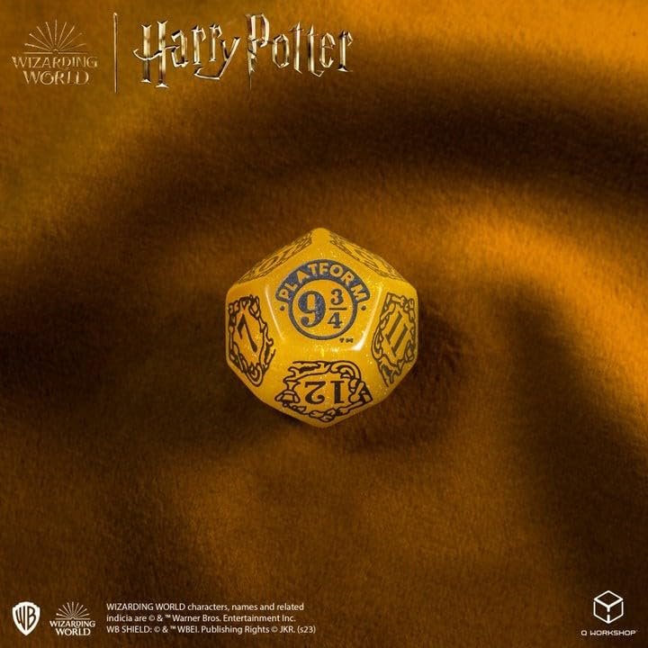 Harry Potter Hufflepuff Modern Dice Yellow