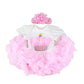 Pink Crown Reborn Baby Dolls Clothes for 20-23 Inch Pure Handmade 2 Pieces Reborn Doll Baby Girl Clothing Set