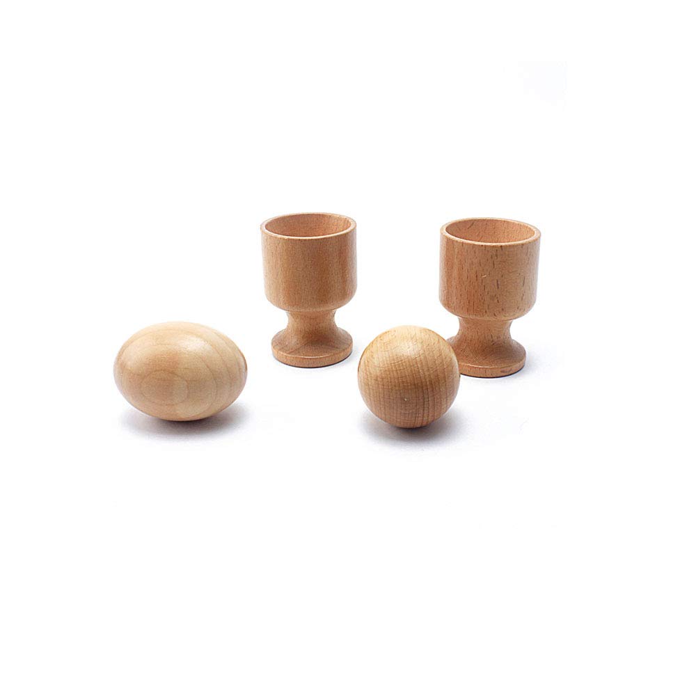 Montessori Egg Ball, Cup, Cube, Box Sensorial Learning Toy for Toddlers