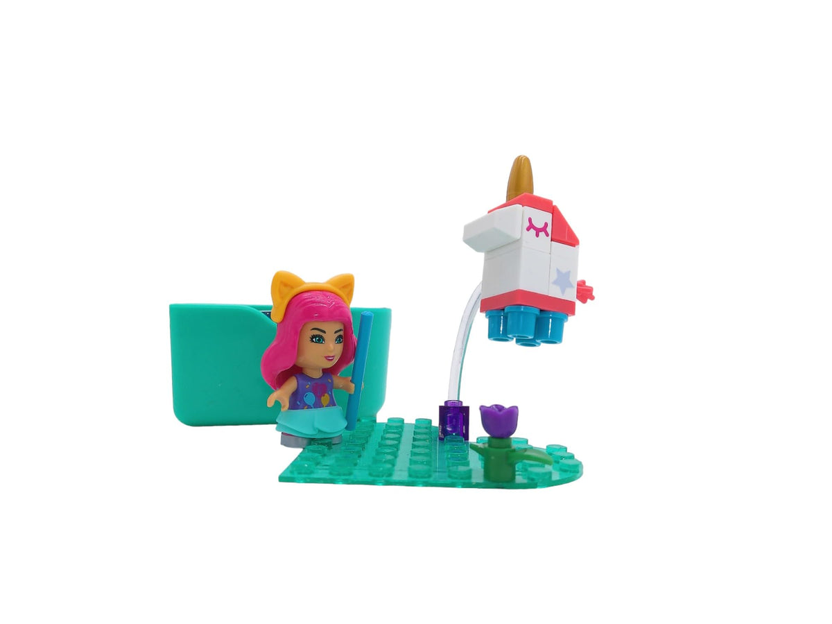 MEGA Barbie Toy Building Set Color Reveal, Reveal Party with 1 Barbie Micro-Doll and Accessories, Easy to Build Set for Ages 4 and Up