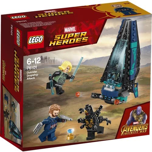 LEGO 76101 Marvel Avengers Infinity War Outrider Dropship Attack Playset