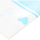 Blue Hearts "Baby Shower" Rectangular Plastic Table Cover 54" x 84" (1 Pc) - Charming & Elegant Party Decor for Your Celebration