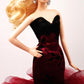 Cora Gu Handmade Black Rose Dress for 12 inch Doll and Doll Not Included