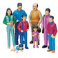 Cre8tive Minds Multi-Ethnic Pretend Play Family Set - 32 Pieces