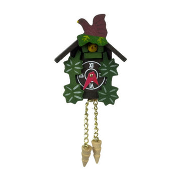 International Miniatures by Classics Dollhouse Miniature Wood Cuckoo Clock