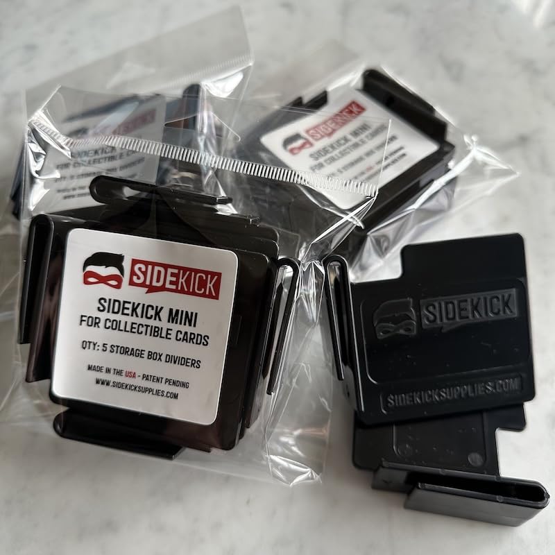 SIDEKICK Mini Card Box Divider (10-Pack) Trading/Gaming/Baseball Card Storage Box Divider Protect What You Collect - Proudly Made in the USA
