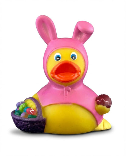 DUCKY CITY 3" Easter Rubber Duck [Sealed Hole, Floats Upright] - Baby Safe Bathtub Bathing Toy