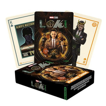 Aquarius Marvel Loki Playing Cards - Loki Themed Deck of Cards for Your Favorite Card Games - Officially Licensed Marvel Comics Merchandise