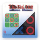 Tic Tac Toe Board Game,Tic Tac Toe Family Game, Classic Board Game, Classical Family Board Game,Children's Tic Tac Toe Game, Plastic tic tac Toe Game
