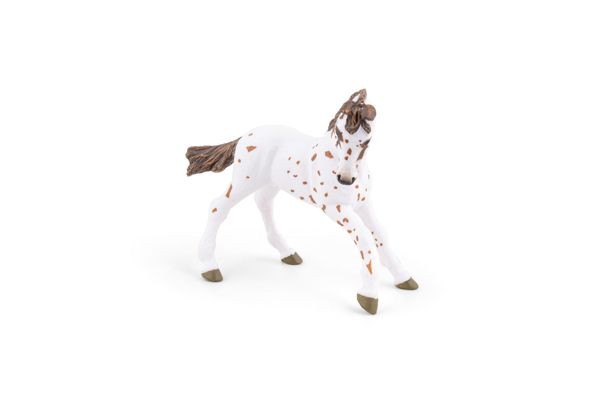 Papo - Realistic Appaloosa Foal Figure - Ages 3+ - Horses and Ponies Collection - Creative Play Equestrian World - Gift Idea Toy for Girls and Boys