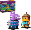 LEGO Fortnite BrickHeadz Supply Llama & Fishstick 40881 - 300-Piece Video Game Building Set with Pickaxe Accessory, Collectible Gamer Decor Gift for
