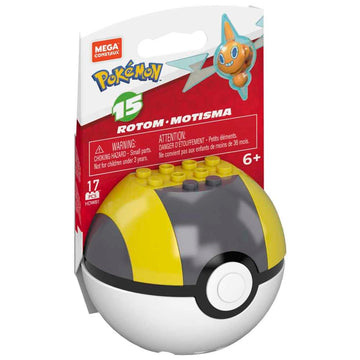 MEGA Pokemon Rotom Building Set with 17 Bricks and Special Pieces, Toy Gift Set for Ages 6 and up