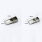 1Pcs Silver 1/12 Realistic Wash Basin Kitchen Double Sink Furniture Accessory for Dolls House,Model Role Play Miniature Size Toy