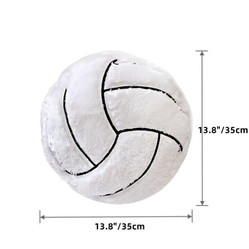 XZJMY Volleyball Pillow,Fluffy Soft Sports Pillow,13.8" Stuffed Sports Balls Toy,Plush Pillow Toys Gift for Kids Boy Girls Home Decorative Throw