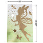 Fun Express Pin The Wand on The Fairy Game Classic Party Game for Kids Includes Game Board Wands Blindfold & Instructions Perfect for Fairy-Themed