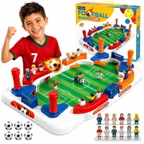TOYVINIA Mini Foosball Soccer Board Game for Kids Indoor Family Fun Toy