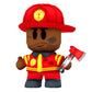 Jazwares DEVSeries - Collector Plush 20 cm - Firefighter (244-0001), Black