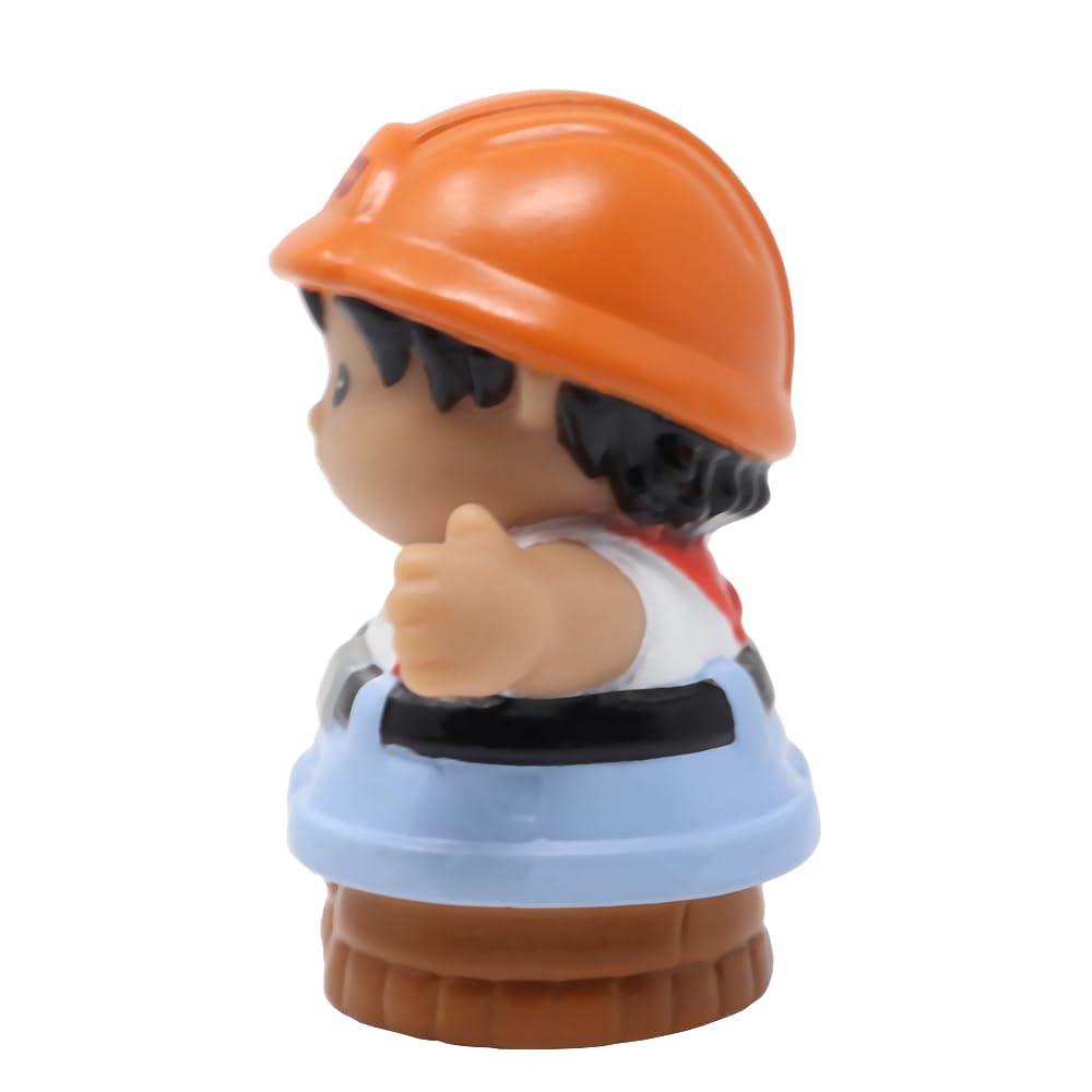 Fisher-Price Replacement Part for Collectible Little People Construction Site Building Playset 72649 - Replacement Dump Truck Driver Roberto Figure -