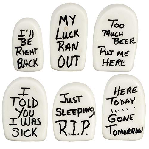 Dollhouse Miniature Tombstones
