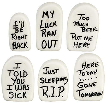 Dollhouse Miniature Tombstones