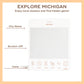 Michigan Adventure Bucket List: 50 Scratch-Off Cards for Outdoor Activities, Tourist Attractions, and Road Trips - Perfect Travel Gift and Guide