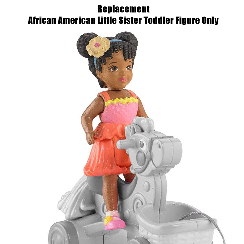 Mattel Replacement Figure for Loving Family Dollhouse - BML25 ~ African American Little Sister Toddler Figure
