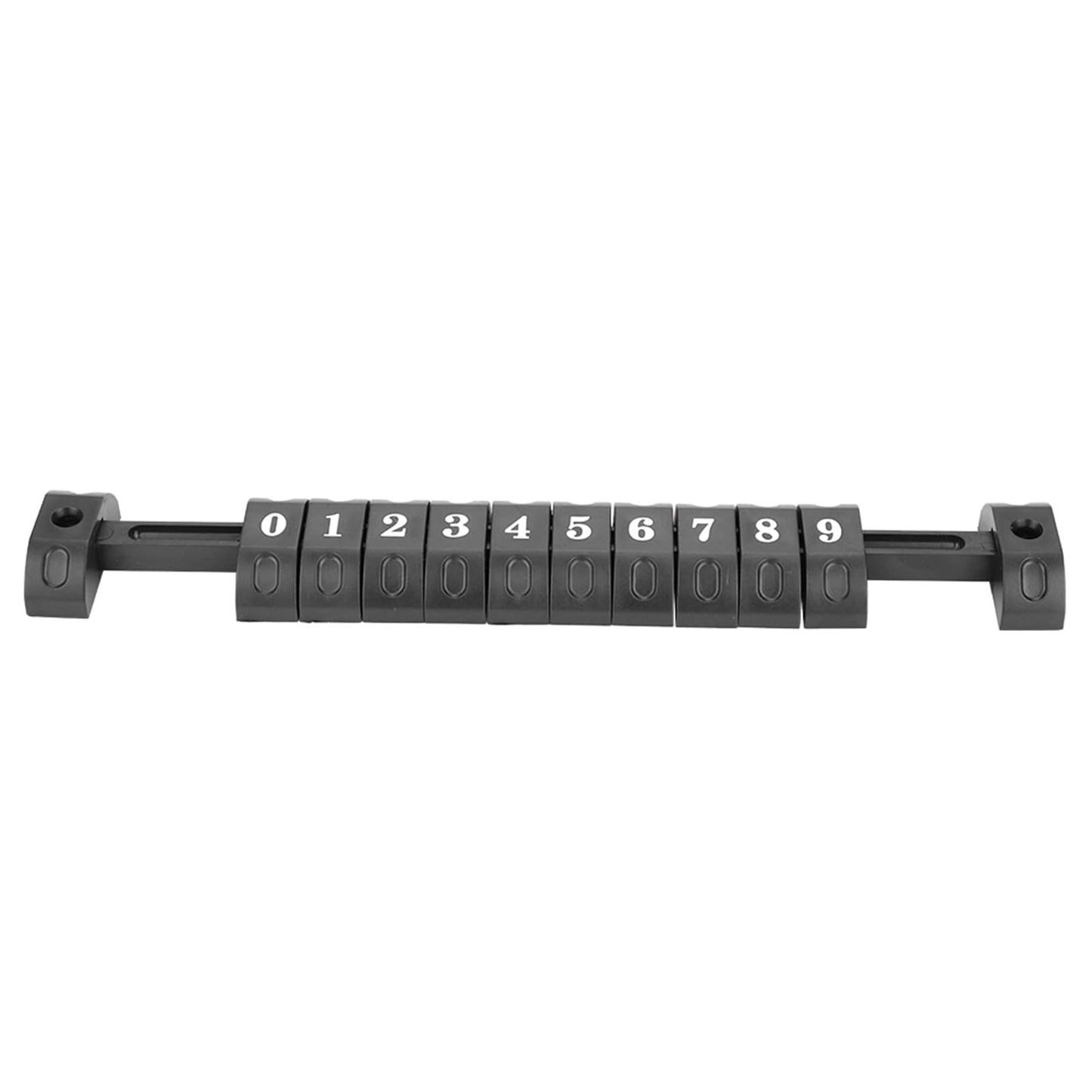 2pcs Foosball Scoring Counters 10 Numbers Scoring Score Counter Indicator for Standard Football Tables (Black)