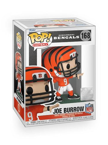 Epic Collectibles Pop Football: Bengals - Joe Burrow Vinyl Figure Bundled with Box Protector Compatible for Funko