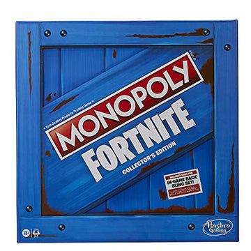 Monopoly: Fortnite Collector's Edition Board Game Inspired by Fortnite Video Game, Board Game for Teens and Adults, Ages 13 and Up