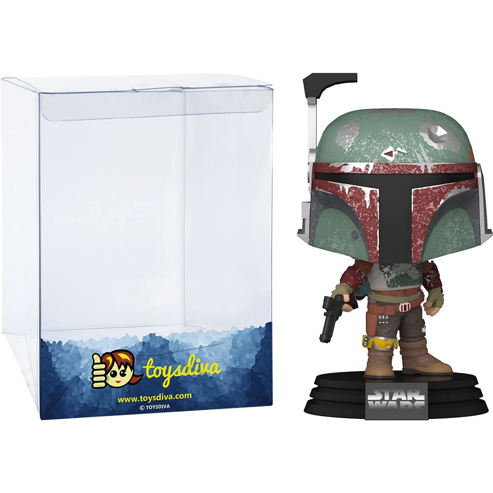 Funko Cobb Vanth: P o p ! Vinyl Figurine Bundle with 1 Compatible 'ToysDiva' Graphic Protector (484-54522 - B)