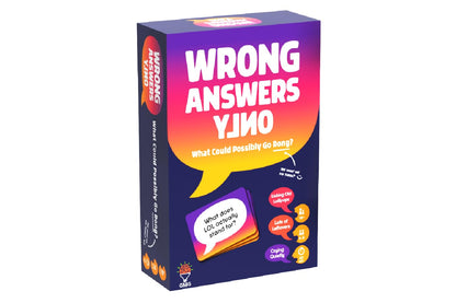 Gray Matters Games Wrong Answers Only: The Ultimate Adult Party Game - A Fun, Competitive Group Guessing Game for 8 Players, Ages 14 and Up - Perfect