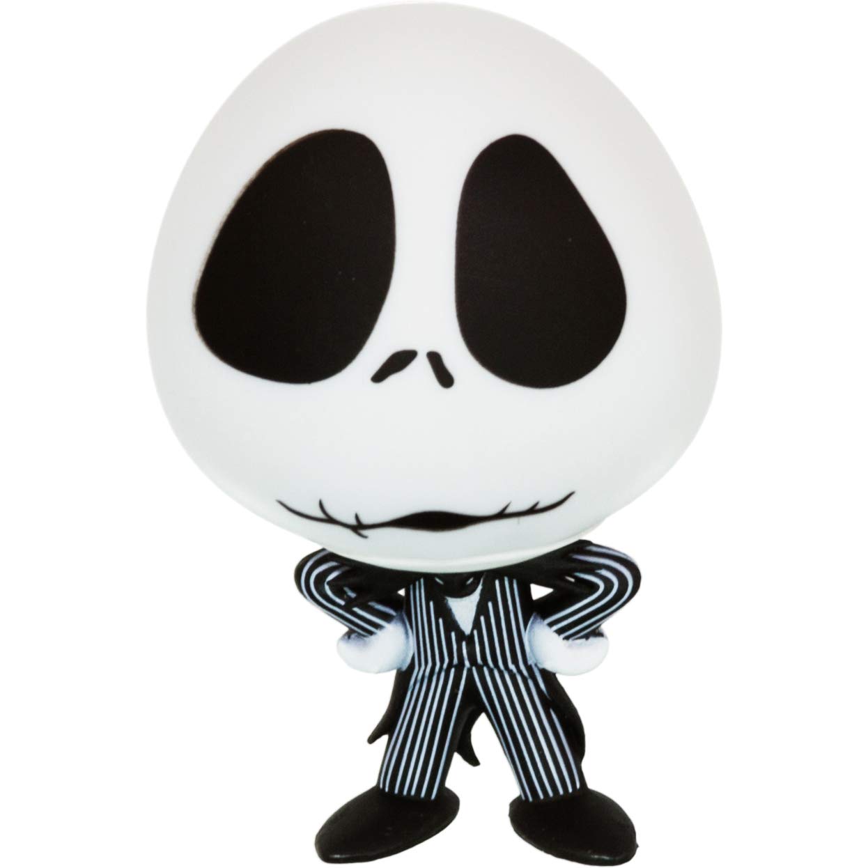 Funko J a c k S k e l l i n g t o n B: 2.6in Mystery Minis Vinyl Figurine Bundle with 1 Compatible 'ToysDiva' Graphic Protector (03298 - B-02)